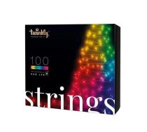 Twinkly Viedā LED lampiņu virtene Twinkly Strings RGB, Gen II, 8m, 100LED, IP44, BT+WiFi