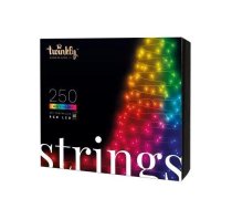 Twinkly Viedā LED lampiņu virtene Twinkly Strings RGB, Gen II, 20m, 250LED, IP44, BT+WiFi