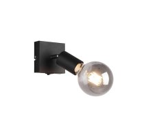 Trio-Lighting Vannes 1-pc E27 matt black virziena gaismeklis