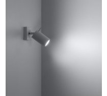 Wall lamp RING white with a switch gaismeklis