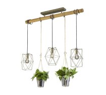 Trio-Lighting Plant  3xE27 antique steel piekaramā lampa