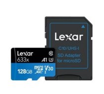 Lexar High-Performance 633x UHS-I Klases 10 microSDXC Card 128GB