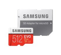 Samsung EVO+ Memory Card MicroSD /  512GB / Class10 + Adapter