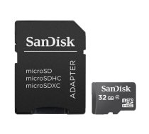 SanDisk Memory Card microSDHC 32GB + Adapter