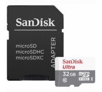 Sandisk Ultra microSDHC 32GB + Adapter Memory Card