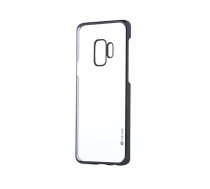 Devia Glitter Soft Silicone Back Case For Samsung G965 Galaxy S9 Plus Transparent - Black
