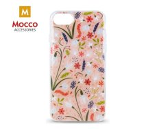 Mocco Spring Case Silicone Back Case for Apple iPhone XS Max Pink ( White Snowdrop )
