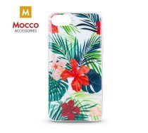 Mocco Spring Case Silicone Back Case for Samsung A750 galaxy A7 (2018) (Red Lilly)