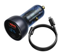 Baseus Particular Digital Car Charger + USB-C Cable / QC+PPS / 65W / 1m / 100W