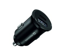 Swissten 30W iPhone / iPad Metal Car Charger Adapter with 20W Power Delivery USB-C 10W USB