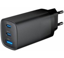 Gembird 3-port 65W GaN USB PD Travel Charger