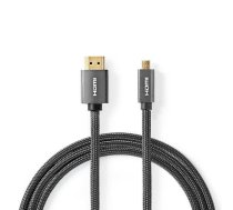 Nedis CVTB34700GY20 High Speed HDMI™ Cable with Ethernet| HDMI™ Micro maler | 4K@60H | 2.00  m