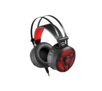 Natec Genesis Neon 360 Gaming Headphones With Microphone / LED / Vibration / Black-Red