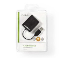 Nedis UHUBU2410BK USB Hub - Splitter