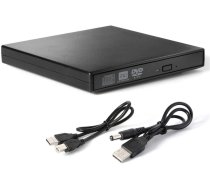 RoGer Slim USB 2.0 External CD / DVD-R / RW Drive