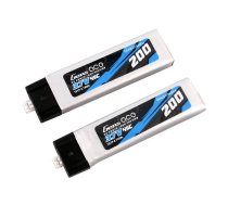 Gens ace 200mAh 3.7V 45C 1S1P Lipo Battery (2pcs)