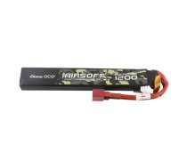 Gens ace 25C 1200mAh 2S1P 7.4V Airsoft Gun Lipo Battery with T Plug