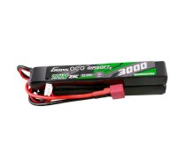 Gens ace 25C 3000mAh 2S2P 7.4V Saddle Airsoft Gun Lipo Battery with Mini Deans(T) Plug