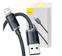 Baseus Crystal Shine cable USB to Lightning, 2.4A, 2m (black)