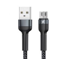 Cable USB Micro Remax Jany Alloy, 1m, 2.4A (black)