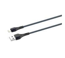 LDNIO LS522 2m USB - Lightning Cable (Grey-Blue)