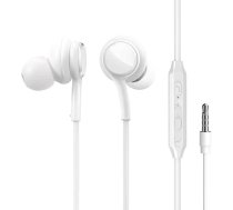 Wired Earphones JR-EW02, Half in Ear (White)