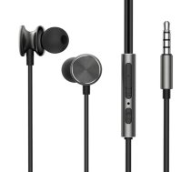 Wired Earphones JR-EW03, Half in Ear (Dark Grey)