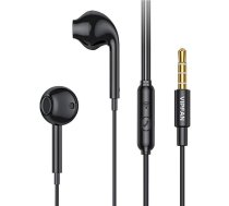 Wired in-ear headphones VFAN M15, 3.5mm jack, 1m (black)