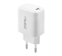 Fast charger Foneng EU40, USB-C, 25W (white)