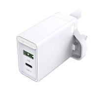 USB-A, USB-C Wall Charger Vention FBBW0-UK 18W/20W UK White