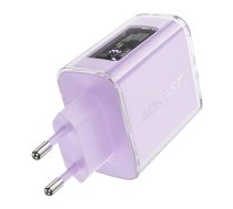 Wall charger Acefast A45, 2x USB-C, 1xUSB-A, 65W PD (purple)