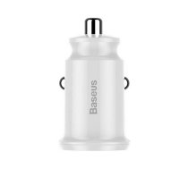 Baseus Grain Car Charger 2x USB 5V 3.1A (white)