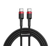 Baseus Cafule Cable USB-C PD 2.0 QC 3.0 60W 2m (Black+Red)