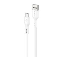 Foneng X36 USB to Micro USB Cable, 2.4A, 1m (White)