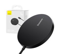 Magnetic Wireless Charger Baseus Simple Mini3 15W (Black)