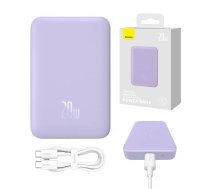 Powerbank Baseus Magnetic Mini 10000mAh, USB-C  20W MagSafe (purple)