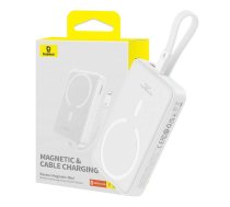 Powerbank Baseus Magnetic Mini 10000mAh, Lightning 20W MagSafe (white)