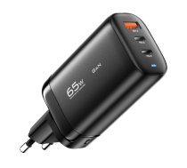 Charger 2xUSB-C 1xUSB-A 65W Essager GaN (black)