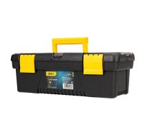 Plastic Tool Box Deli Tools EDL432412, 12'' (yellow)