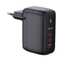 GaN 65W charger Mcdodo CH-0291 2x USB-C, USB-A (black)