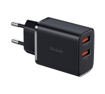 Mcdodo CH-5070 USB-A*2 mains charger, 12W (black)