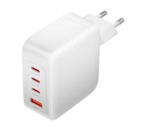 Wall charger, Vention, FEIW0-EU,  3xUSB-C, USB- A, 140W/140W/30W/18W, GaN (white)