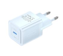 Wall charger, Vention, FEPL0-EU, USB-C, 20W, GaN (blue)