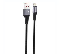 Foneng X112 USB-A to Lightning cable 2.4A, 1m (black)