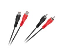 Kabel 2 x RCA wtyk - 2 x RCA gniazdo 3m