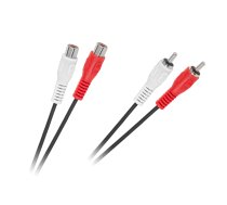 Kabel 2 x RCA wtyk - 2 x RCA gniazdo 5m