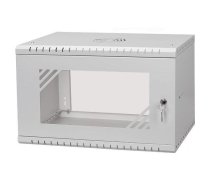Stalflex Rack Cabinet 19" 6U  350mm  Glass Door  Gray RC19-6U-350GG