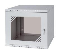 Stalflex Rack Cabinet 19" 9U  450mm  Glass Door  Gray RC19-9U-450GG