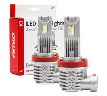 Żarówki samochodowe led seria x1 h8 h9 h11 6500k canbus amio-02967