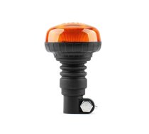 Lampa ostrzegawcza błyskowa mini kogut 18 led flex r65 r10 12v 24v w21pl amio-02921